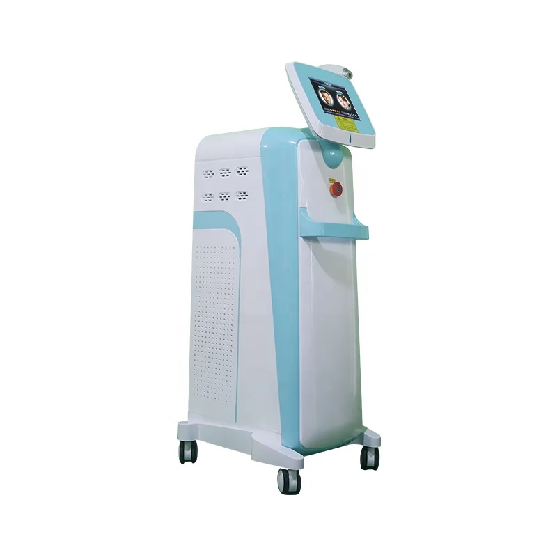 

2021 Permanent Painless Ice Cooling System 808nm Diode Laser Hair Removal Skin Rejuvenation Machine with 30 Million Shots, Blue+white