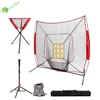 GoActive Baseball Softball Hitting Batting Pitching Practice Training Net Set with Strike Zone, Travel Tee, Ball Candy and Balls