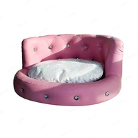 

Honorable High-End OEM and ODM Pet supplier Leather Luxury pet dog sofa bed