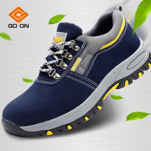 

Best Quality Industrial Rubber Outsole Men Working Safety Shoes made in China, Blue