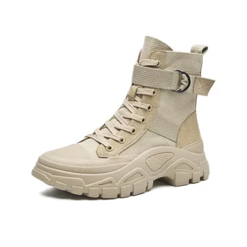 

2020 Winter Chunky Snow Boots Women Suede Leather Warm Platform Ankle Boots thick Fur Fashion lace up Ladies Booties