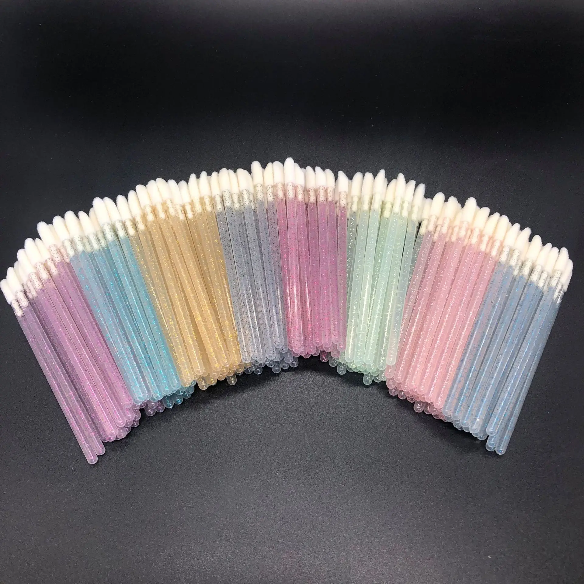 Custom Logo Brushes Applicator Brush Wholesale Disposable Lip Applicator Disposable Eyelash Extensions Applicator