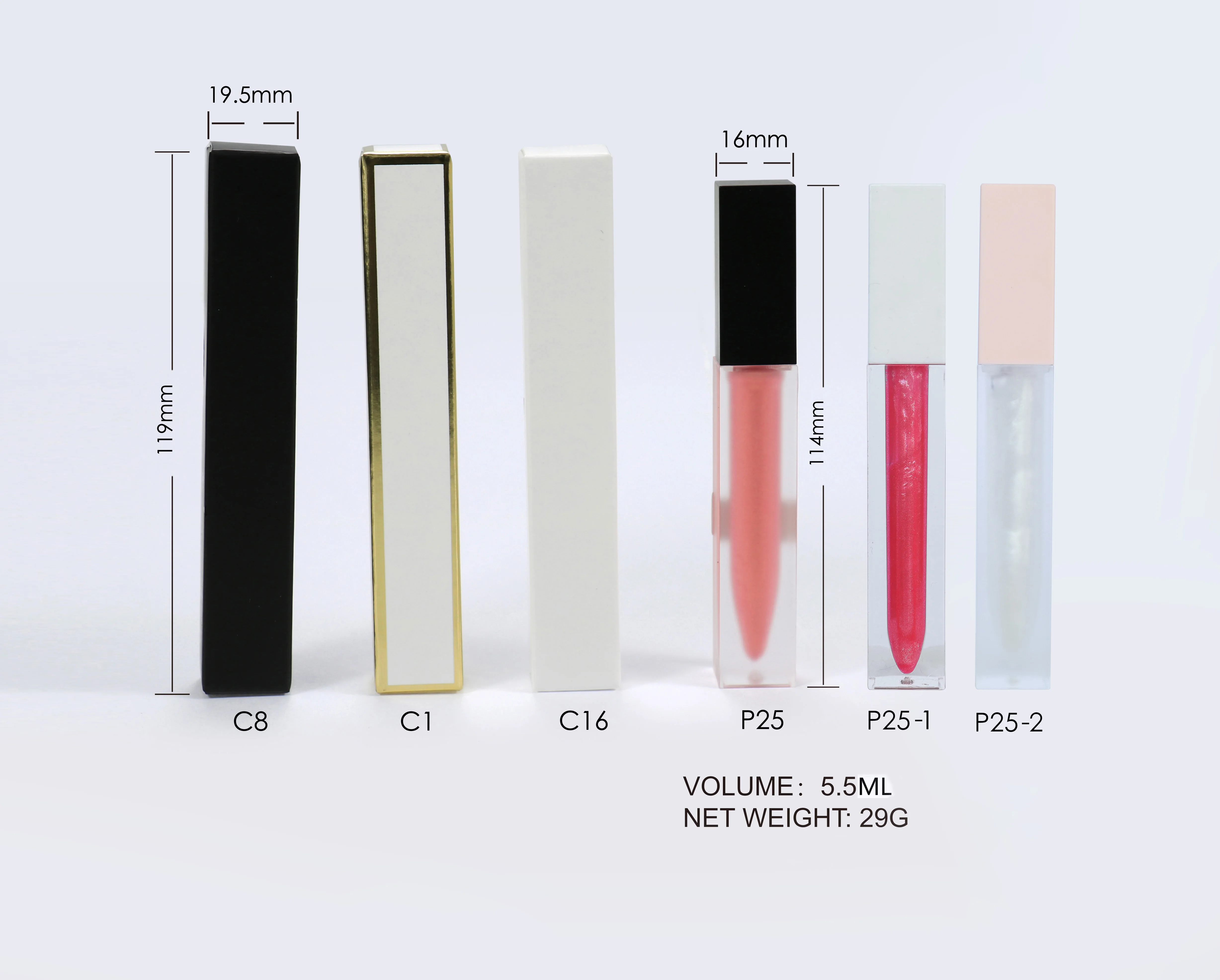 

Best clear glossy manufactur matte glitter clear lip gloss
