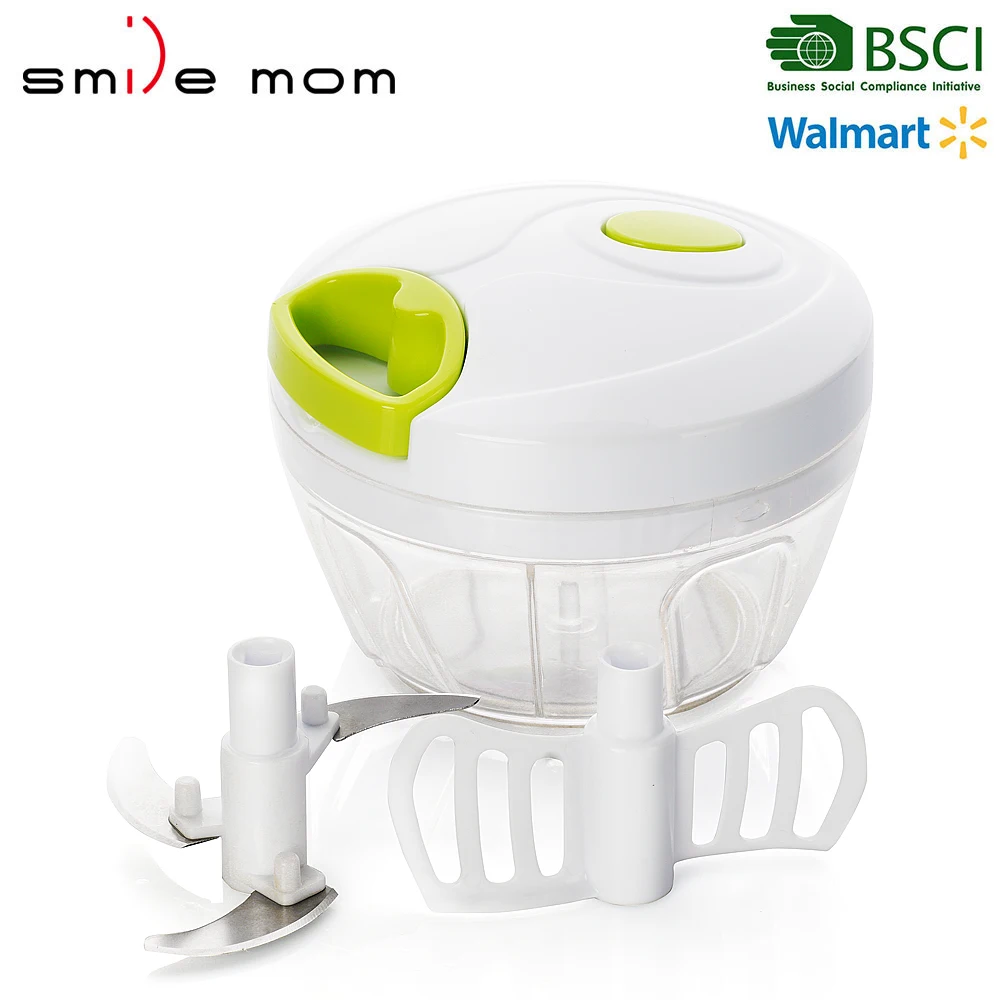 

Kitchen Manual Plastic Food Hand Twist Speedy Vegetable & Fruit Chopper