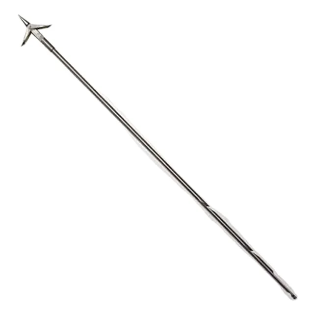 

wholesale 80cm Dia 6mm speargun shaft with spear tip double flopper, Metal color