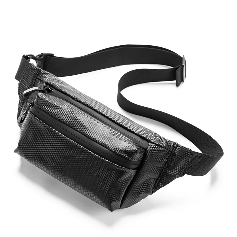 

WB053 hot sale fany pack men phone fishing tool fanny clear waterproof waist pouch bags with chain