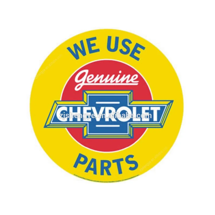 
Hot selling vintage embossed promotional round shape metal tin sign 