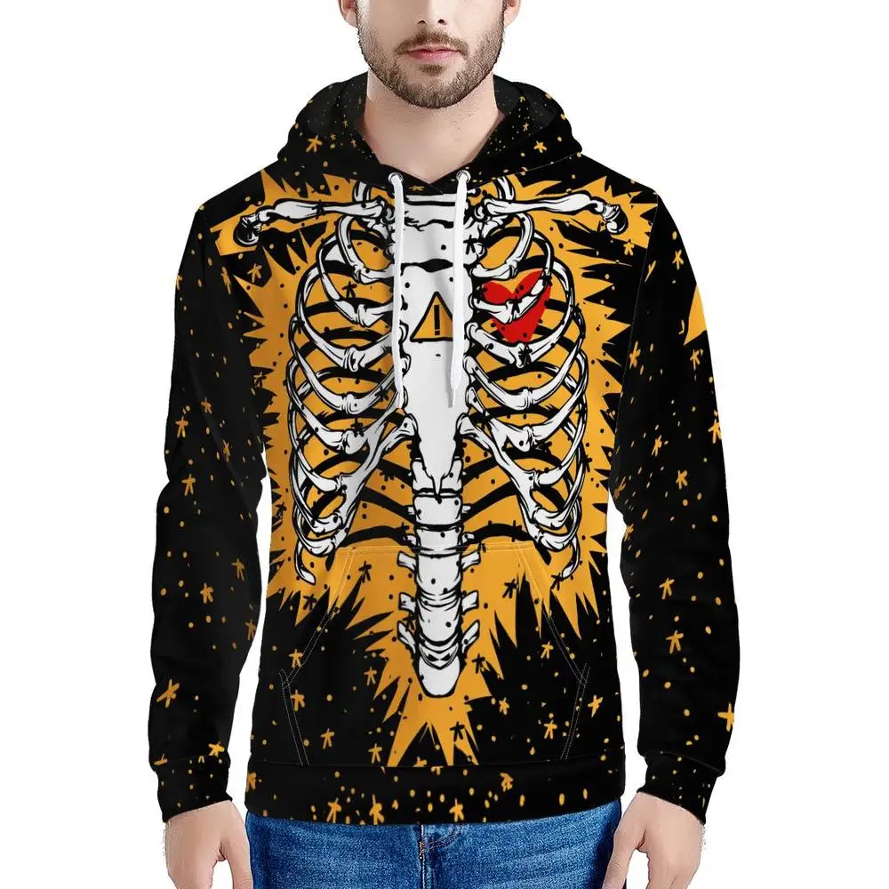 

Bulk Wholesale Custom Printing Skull XXXXL Fashion Streetwear Oversized Polyester Women Men's Pullover Hoodies Sweatshirts