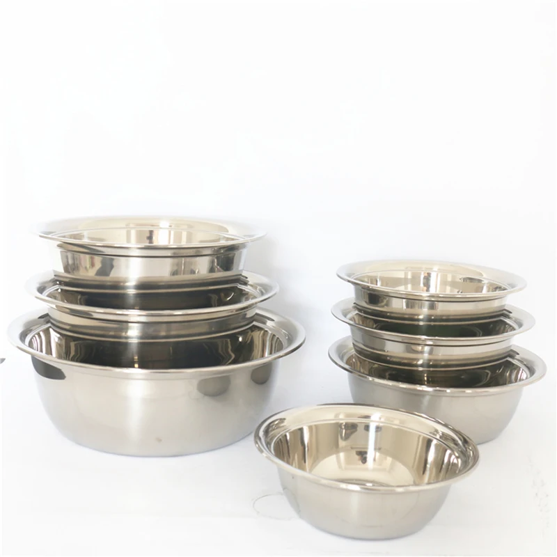 

Enther & LIFEASE Stainless Steel Mixing Bowls - Set of 6 Mixing Bowls with Stainless Steel - Heavy Duty, Easy To Clean, Nest