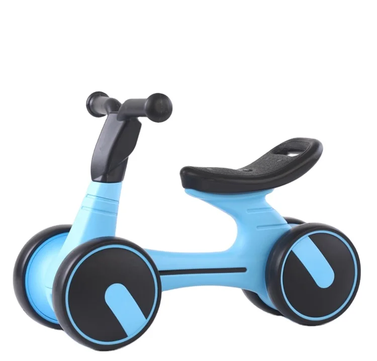 

6 inch kids ride on car push bike no pedal tricycle slider toy mini balance bike with music light for 1-2 year old baby scooter, As the customed
