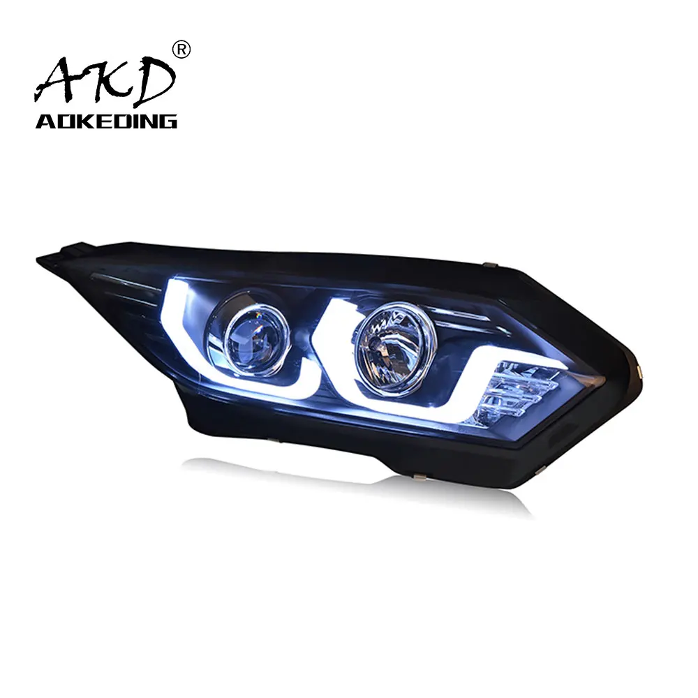 

Car Styling Head Lamp for HR-V headlights 2014-2018 HRV Vezel LED Headlight Bi Xenon Projector Lens Angel Eye DRL Signal Lamp