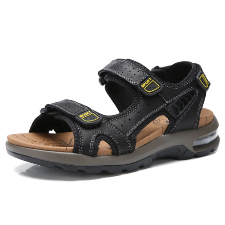 

High quality Summer soft beach men footwear designs slippers casual open toe air shoes men shoes china
