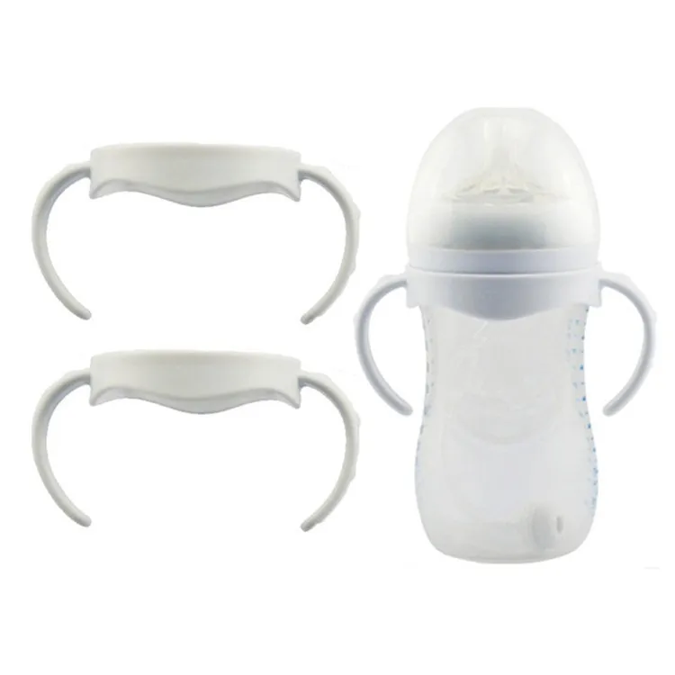 

For Natural Wide Mouth Baby Accessories Hand Shank For Feeder Bottle Grip Handle PP Baby Feeding Bottles Bottle Grip