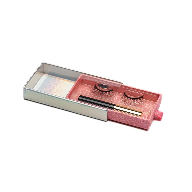 

New made cruelty free magnetic eyelash with eyeliner, Natural color