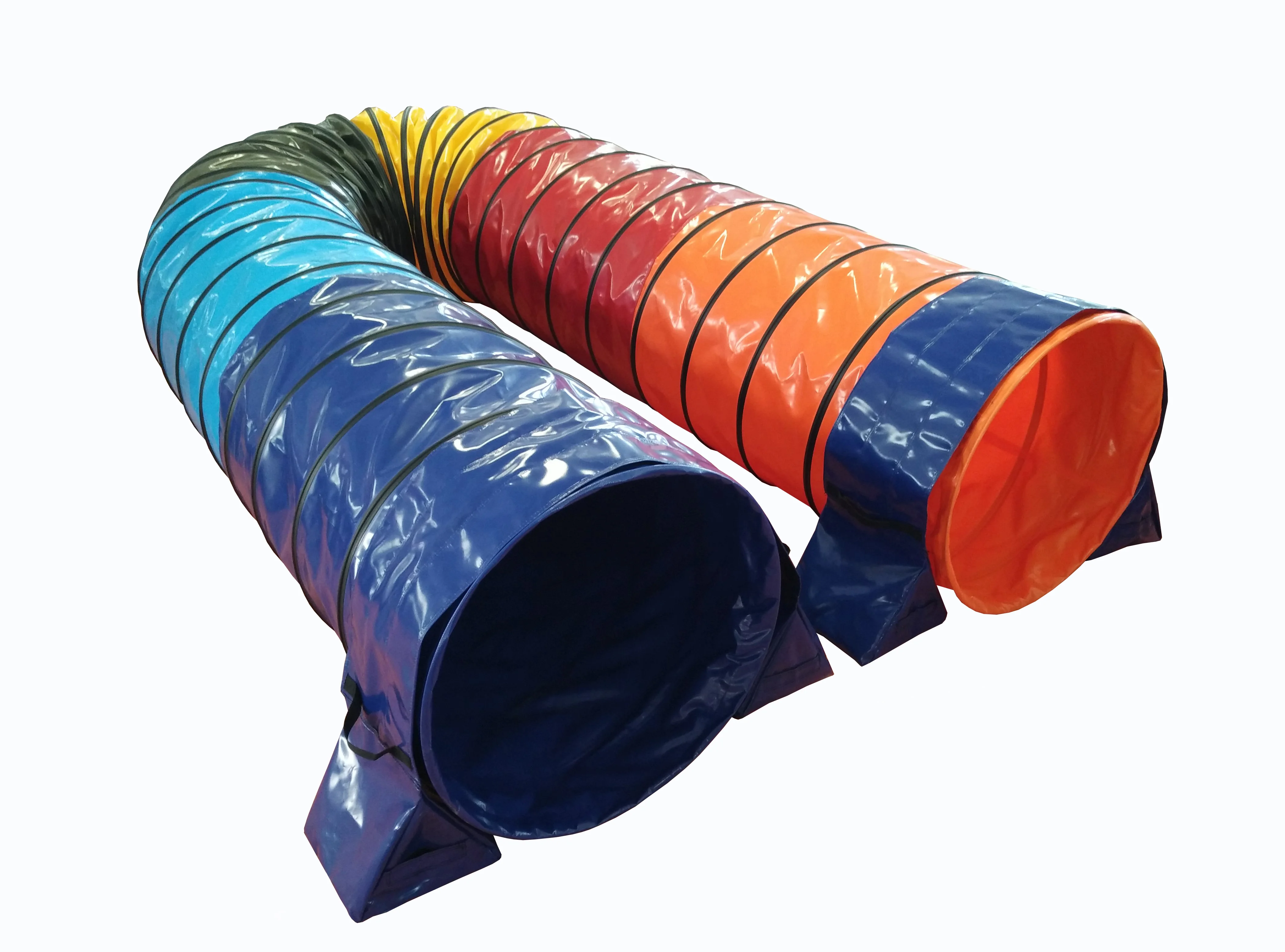 Pvc Reinforced Outdoor Flexible Agility Dog Training Tunnel With Sand