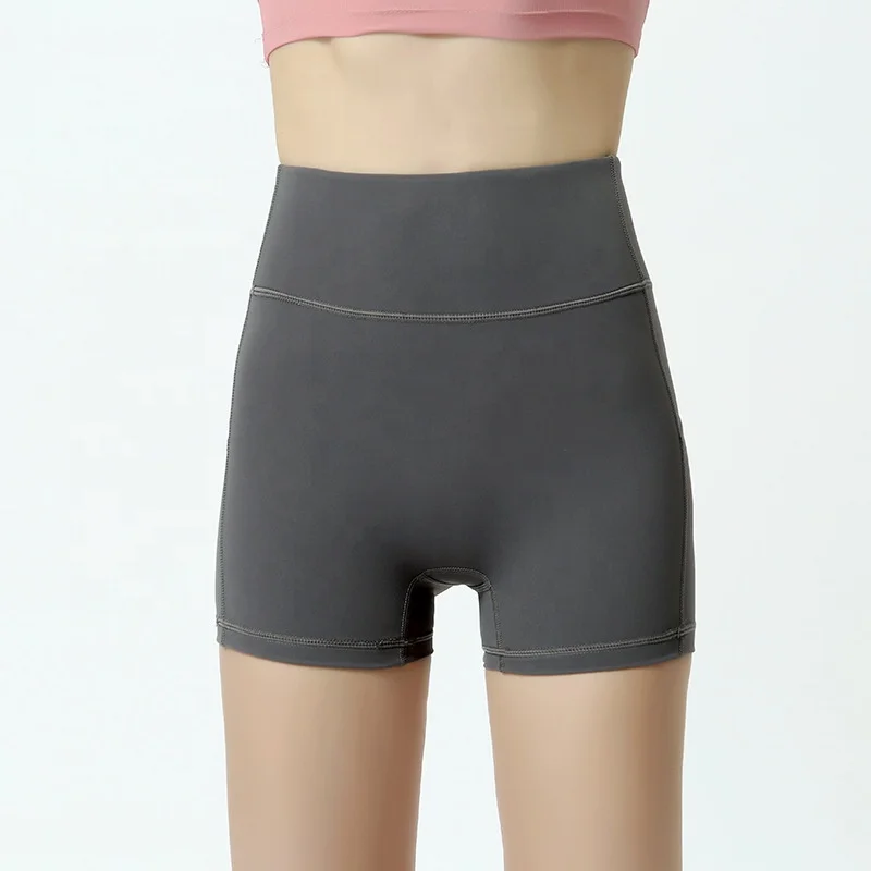 

Drop Shipping High Waist Seamless Women's Workout Shorts for Yoga, Can provide different swatchbooks to choose colors