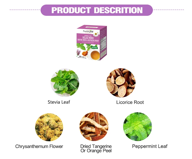 
Relax Mind Soothe Mind Refresh Spirit Tea Chrysanthemum Mint Tea 