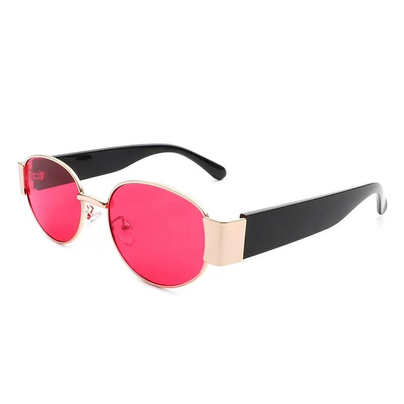 

2021 new arrival trendy high quality fashion designer metal sunglasses for men and women, Can be customized