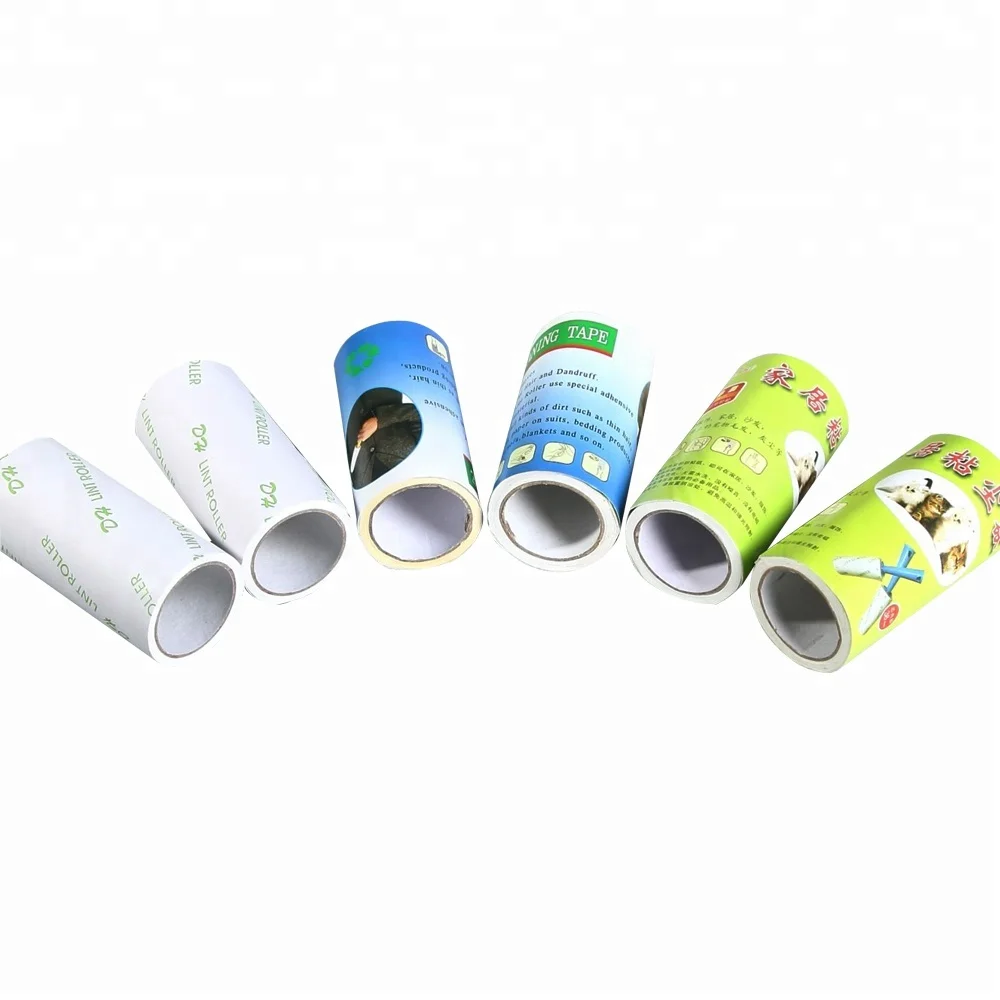 
Professional sticky paper roll dust lint roller refills 