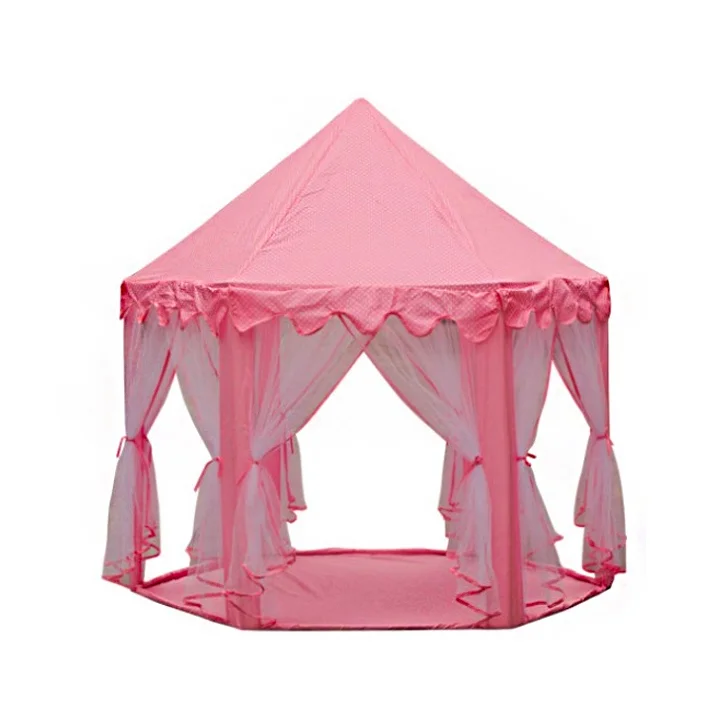 

Hot Sale Girls Princess Crown Castle House Outdoor Indoor Children Kids Camouflage Play Tent, Pink,blue,green and customized