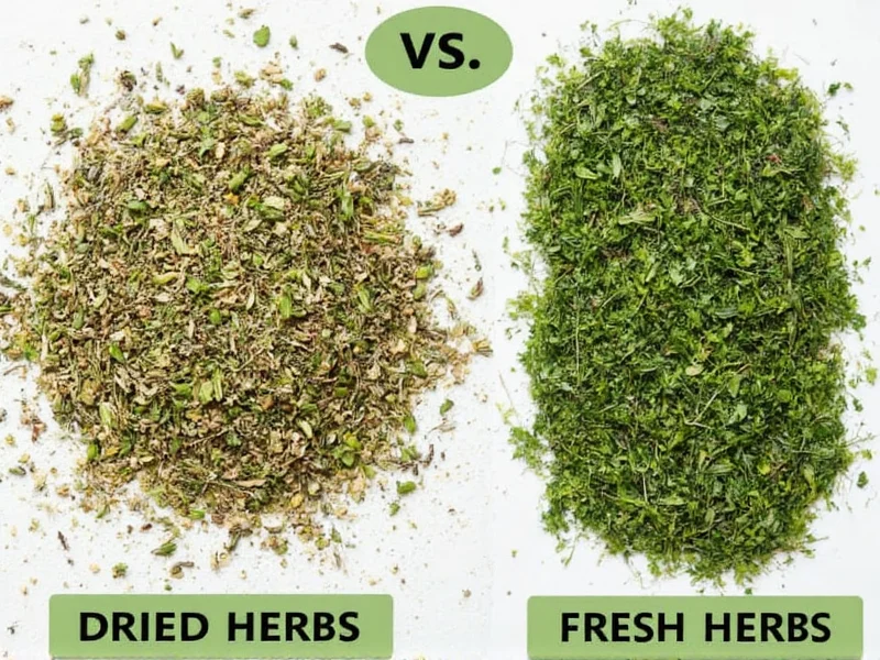 Dried Herbs vs Fresh Herbs: When to Use Each