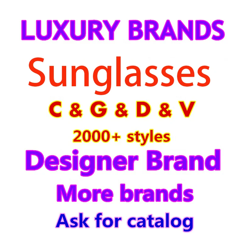 

2022 Fashion Designer Glasses Famous Brands Men Ladies Custom Brand Sunglasses Luxury Sun glasses