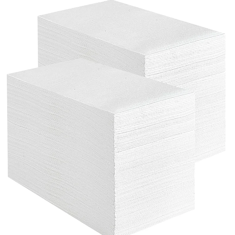 

disposable pocket fold napkins paper airlaid napkin linen-feel paper guest towels, Natural white