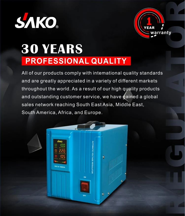 Single Phase Servo Motor Sako 1000va Digital Display Automatic Voltage Regulator Svc For Home And Industrial Buy Single Phase Automatic Voltage Regulator For Home Servo Motor Automatic Voltage Regulator For Home 1000va Automatic