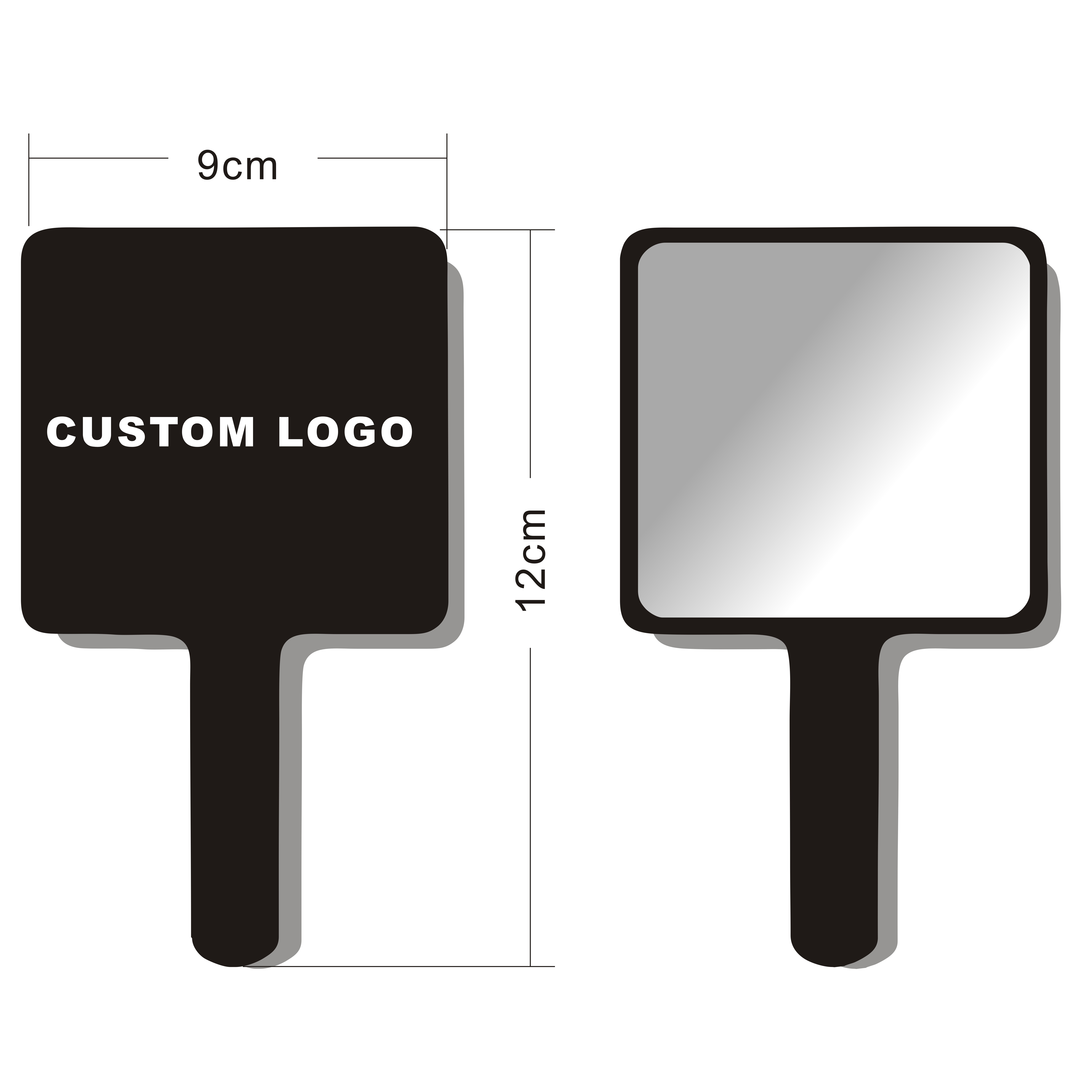 

New Style Custom Logo Personalized Makeup Mirrors Pocket Mirror