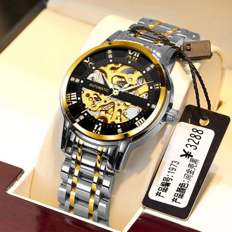 

Original mechanical automatic wrist watches for men brands tourbillon steel watches men private label