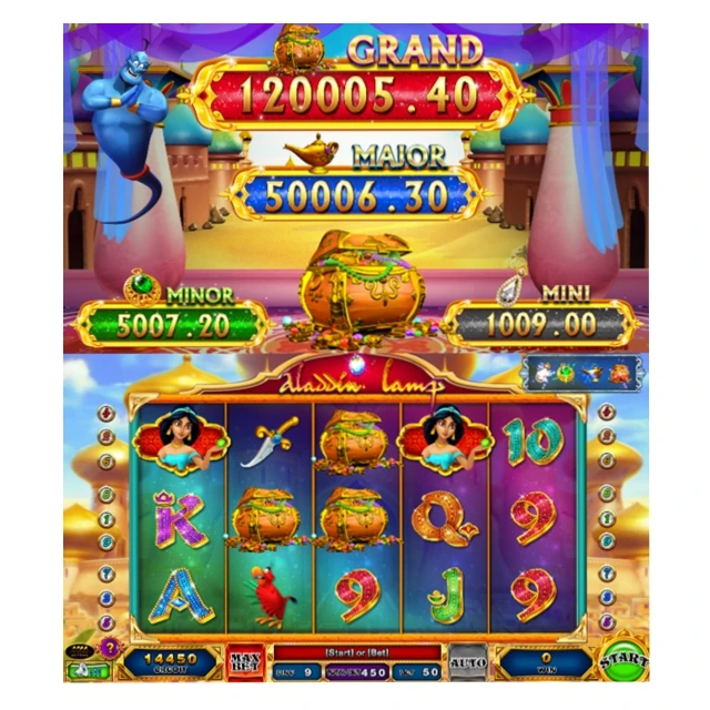 

Stock lowest 85% Aladdin Lamp slot game board, Black
