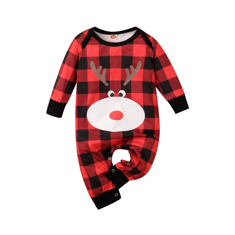 

Wholesale Baby Cloth Autumn Jumpsuit Christmas Pajamas Bodysuit Warm Baby Romper, Photo show