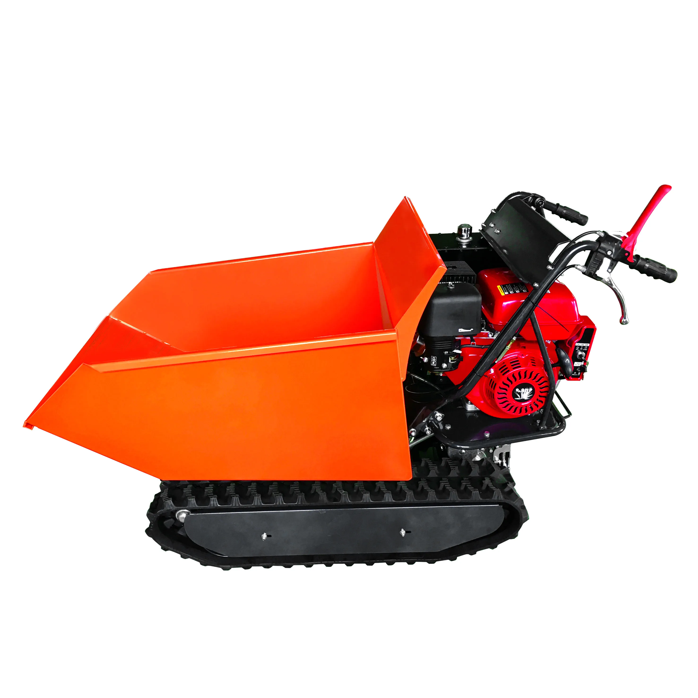 

300KG Self loading Full Hydraulic Mini Crawler Dumper With Front Loader