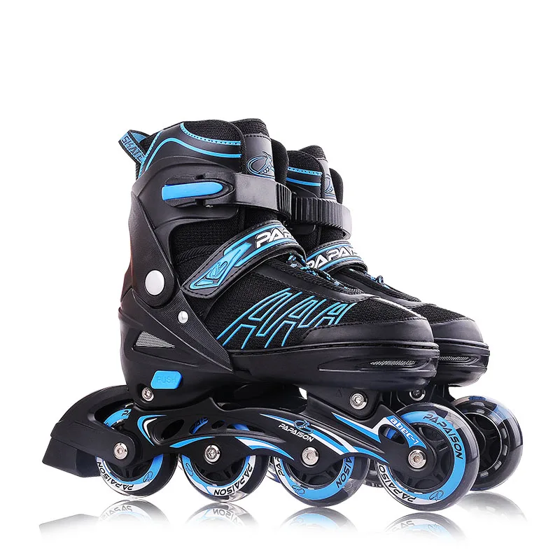 

Amazon Hot selling 80mm PU wheels patines 4 ruedas flashing roller inline skates adults kids