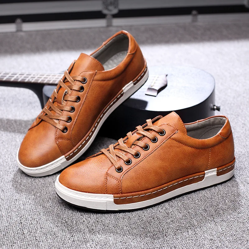 

2020 large size Nice fashion sneakers wholesale PU mens online skate board shoes