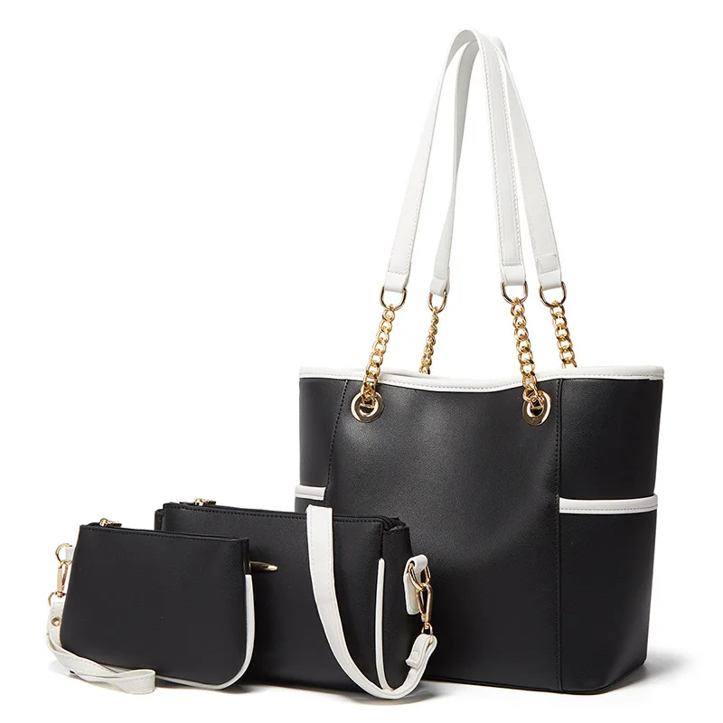 

2021 new fashion shoulder bag 4pcs lady bags women purses and handbag set