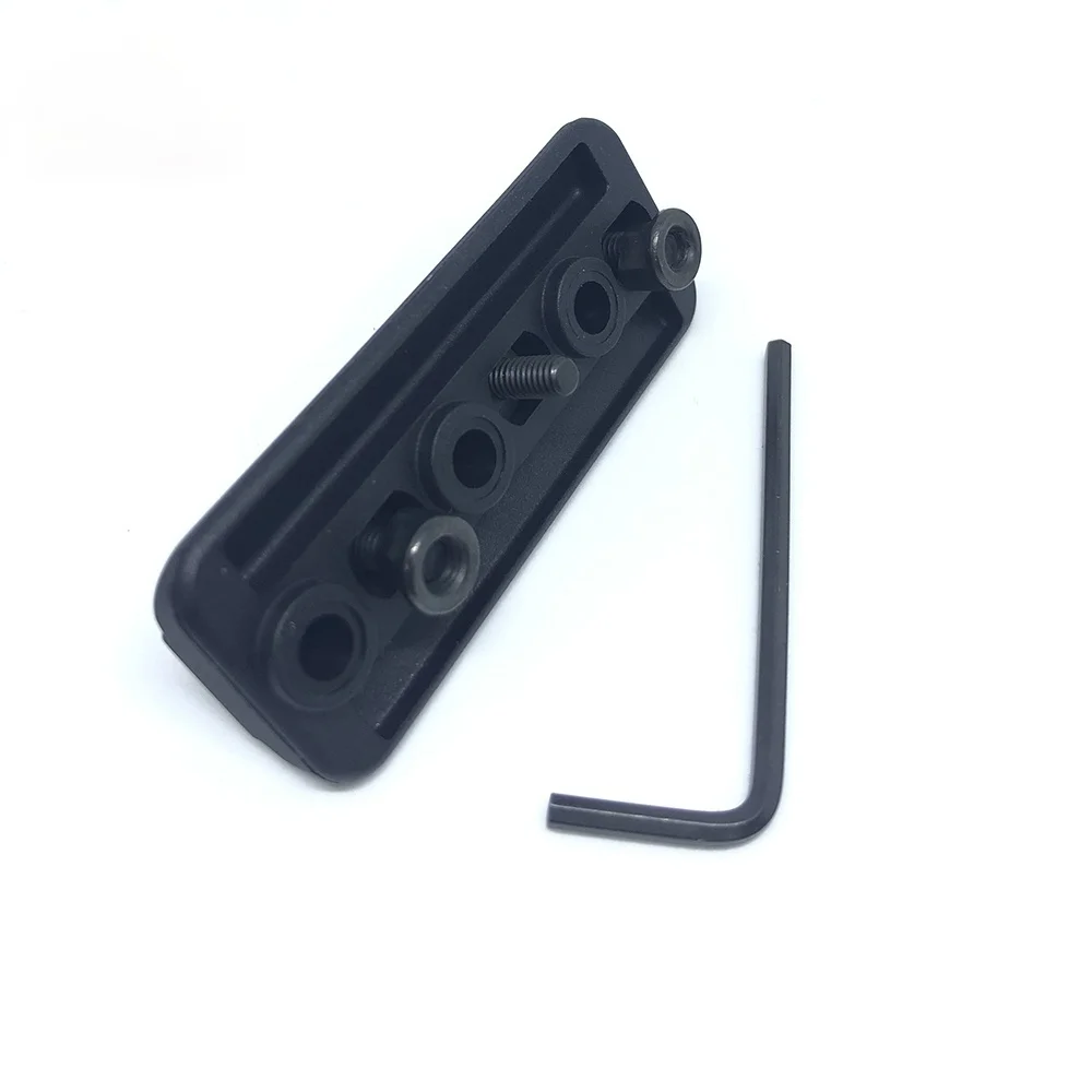 

Fyzlcion KeyMod Swivel Stud Harris Style Bipod Adapter Mount for KeyMod System, Black