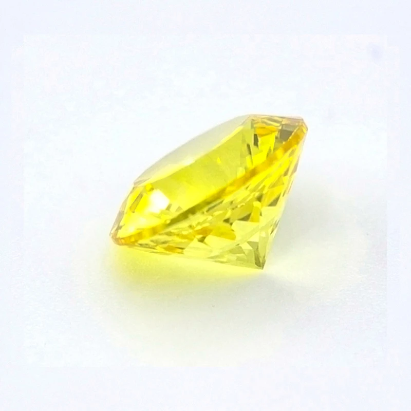 

Redleaf Jewelry round shape yellow sapphire gemstone price per carat lab grown gems