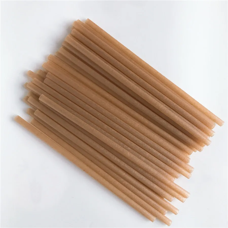 
6/7/8/10/12mm Eco Friendly Sugarcane Fibre Straw Biodegradable Natural Bagasse Straw 