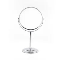 

Amazon hot sells RTS bath cosmetic make up two way round magnifier glass magnifying framed standing vanity makeup table mirror