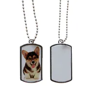 

Wholesale Sublimation blank jewelry aluminium alloy necklace