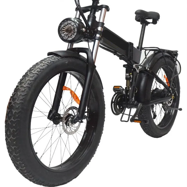 

Electric folding snow mountain bike