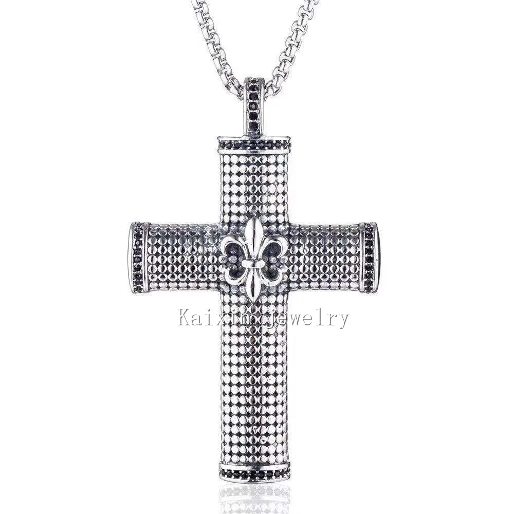

Hot selling jewelry retro cro Love Cross men's stainless steel casting Pendant