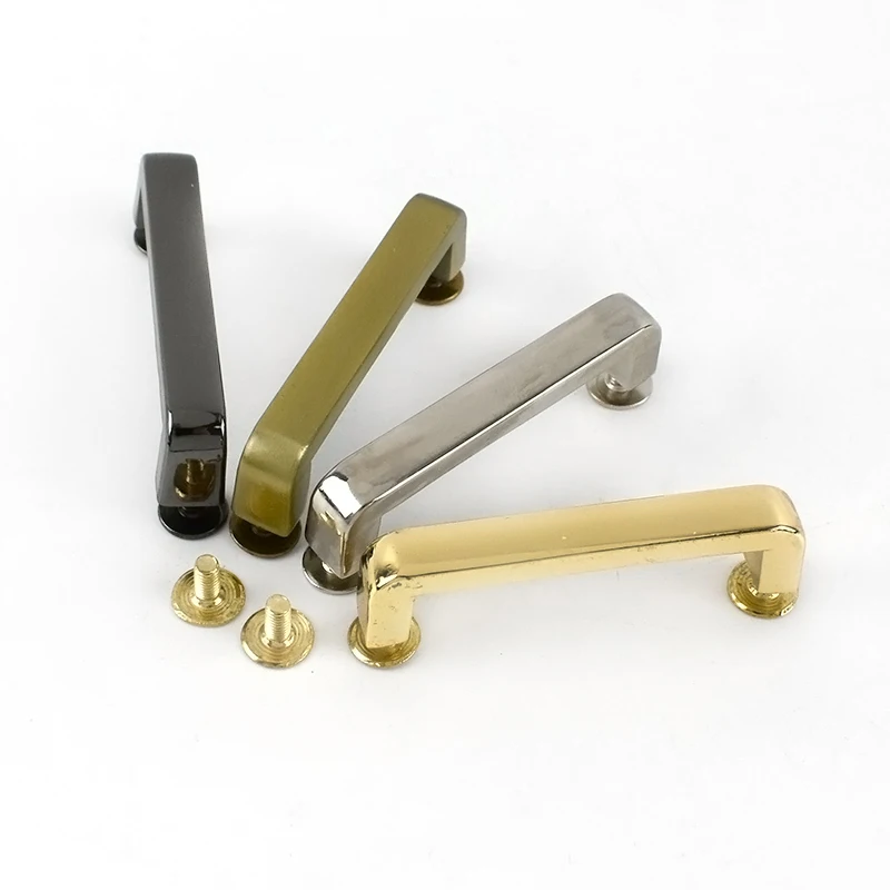 

Meetee H5-2  Handbag Buckle Belt Connector Luggage Hardware Accessories With Screw Bag Alloy Arch Bridge, Gold,silver,gun black,bronze