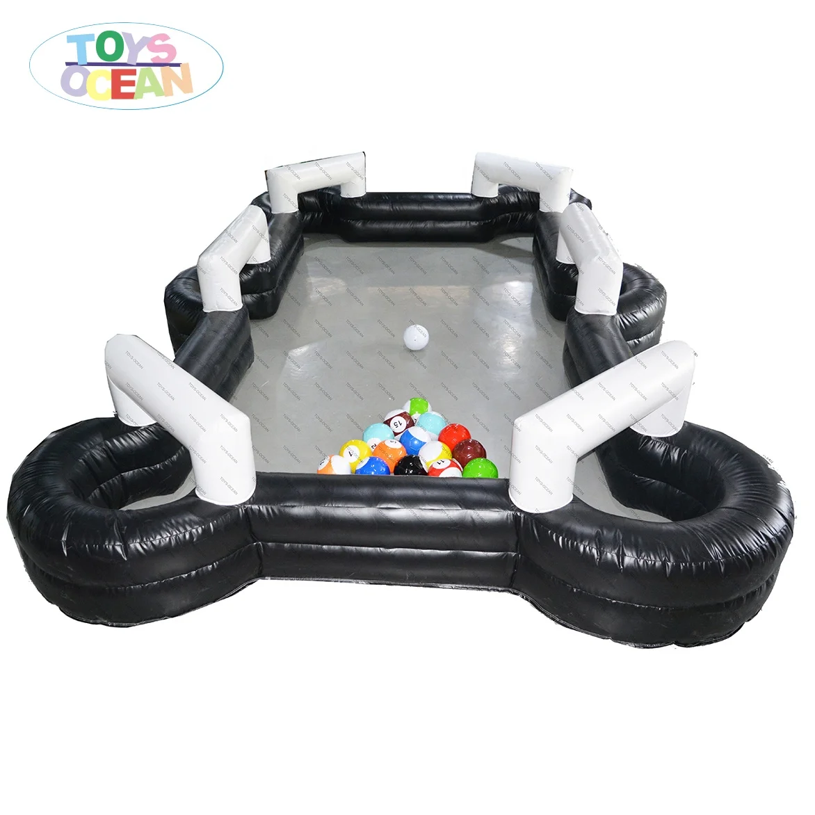 

7x4m Inflatable human billiards Soccer Snookball football field table for snooker