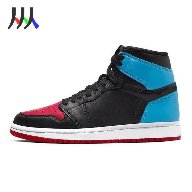 

2020 top quality brand AJ 1 UNC TO Chicago basketball zapatillas 1:1 rubber shoes men and woman