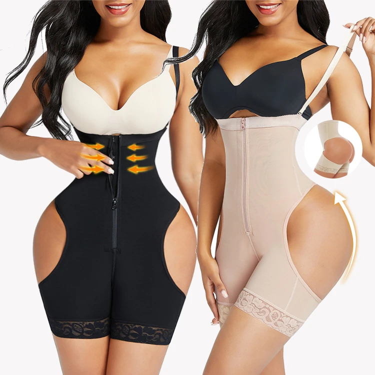 

Adjustable Strap Tummy Control Shapewear For Women High Waist Butt Lifter Hip Shaper Panty