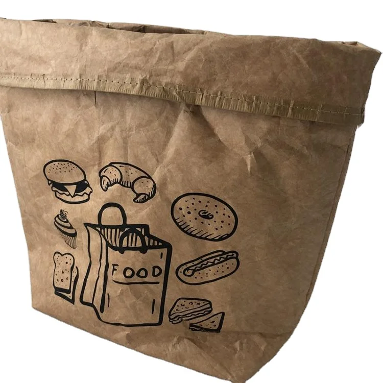 

Tyvek paper lunch bag Dupont food bag washable paper bag reusable, Custom made