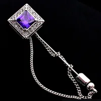 

Crystal Novelty Silver Metal Brooch Pins
