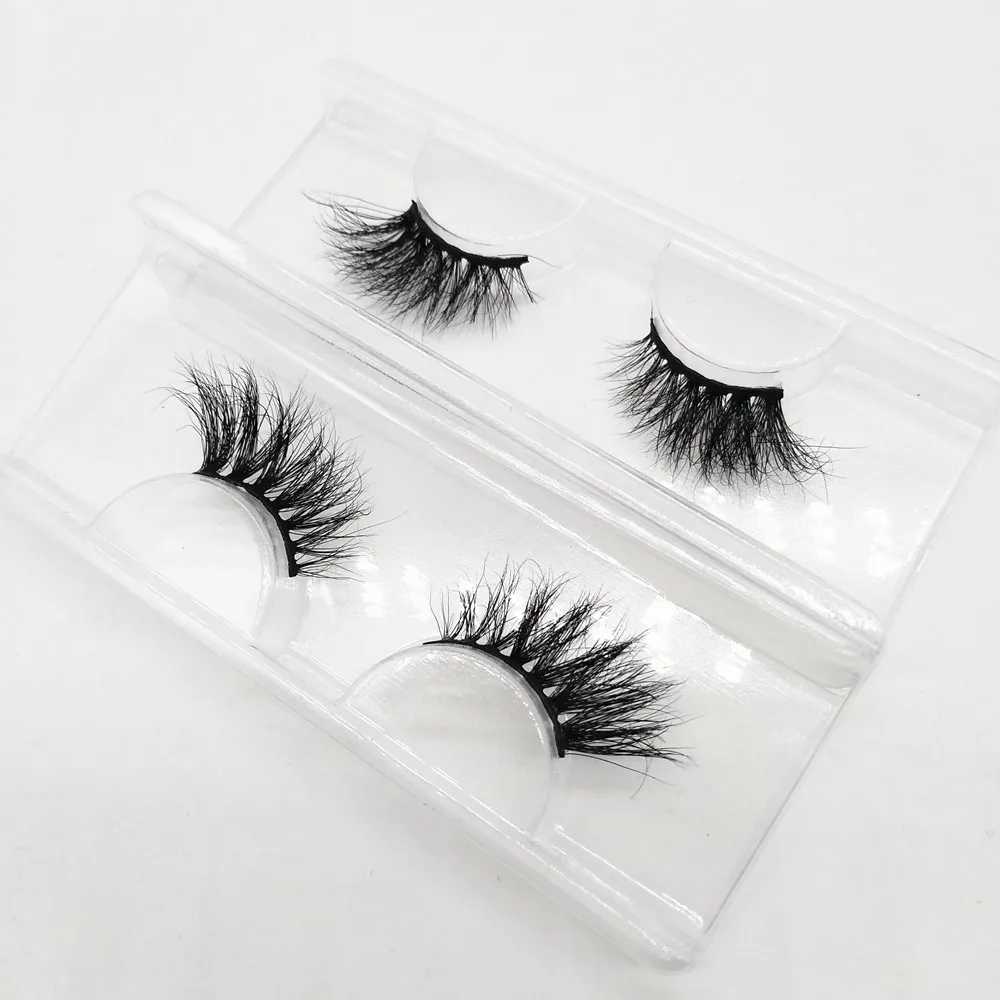 

wholesale eyelash Light band natural mink lash styles luxury natural lashes corner half minkeyelash